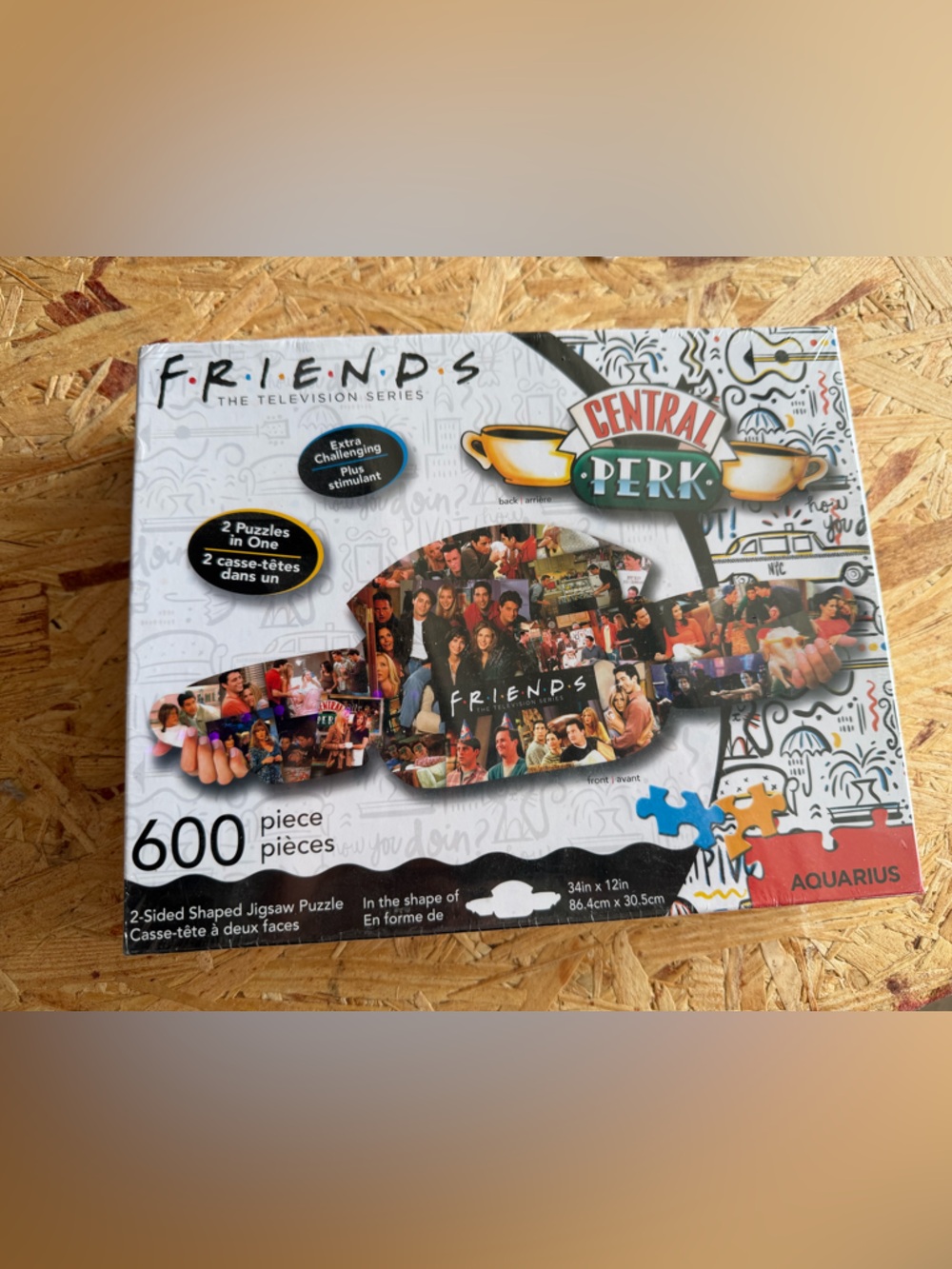FRIENDS Central Perk Collage Puzzle - Multicolor Box Art